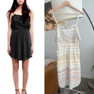 Aritzia Wilfred Multi-Colored Emmanuel Silk Dress